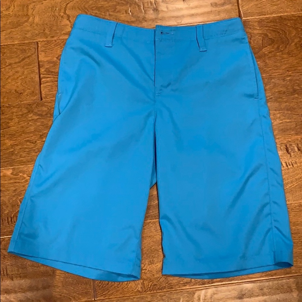 Blue Under Armour Golf Shorts